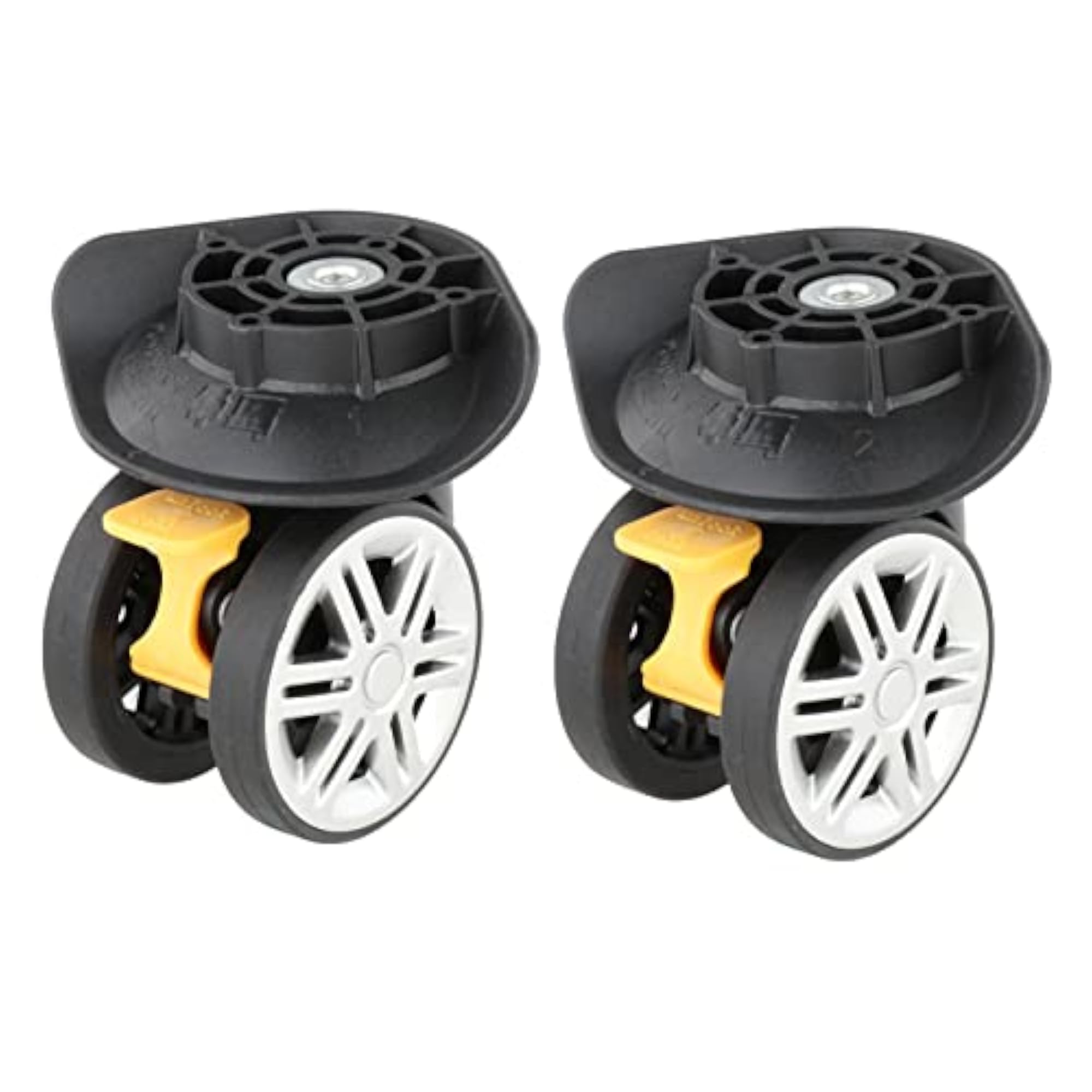 2 Pieces Replacement Luggage Wheels A19 360 Rotation